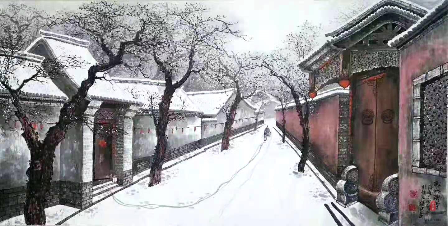 赵子忠《故乡瑞雪》